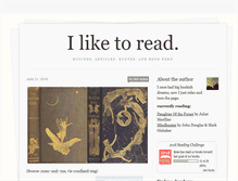 Tablet Screenshot of iliketoread.tumblr.com