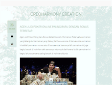 Tablet Screenshot of creoharmony.tumblr.com