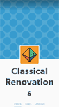 Mobile Screenshot of classicalrenovations.tumblr.com