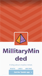 Mobile Screenshot of militaryminded.tumblr.com