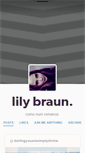 Mobile Screenshot of lilybraun.tumblr.com