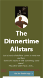 Mobile Screenshot of dinnertimeallstars.tumblr.com