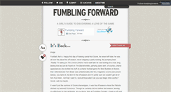 Desktop Screenshot of fumblingforward.tumblr.com