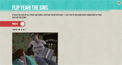 Desktop Screenshot of flipyeahthesims.tumblr.com