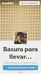 Mobile Screenshot of basuraparallevar.tumblr.com