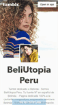 Mobile Screenshot of beliutopiaperu.tumblr.com