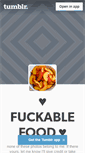 Mobile Screenshot of fuckablefood.tumblr.com