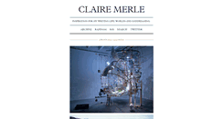 Desktop Screenshot of clairemerlebooks.tumblr.com