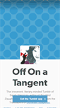 Mobile Screenshot of offonatangent.tumblr.com