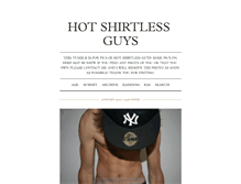 Tablet Screenshot of hotshirtlessguys.tumblr.com