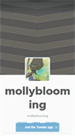 Mobile Screenshot of mollyblooming.tumblr.com