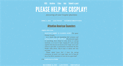 Desktop Screenshot of pleasehelpmecosplay.tumblr.com