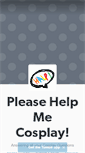 Mobile Screenshot of pleasehelpmecosplay.tumblr.com