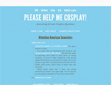 Tablet Screenshot of pleasehelpmecosplay.tumblr.com