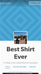 Mobile Screenshot of bestshirtever.tumblr.com