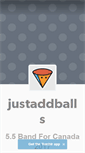 Mobile Screenshot of justaddballs.tumblr.com