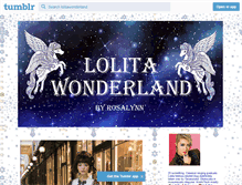 Tablet Screenshot of lolitawonderland.tumblr.com