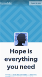 Mobile Screenshot of hopeiseverythingyouneed.tumblr.com