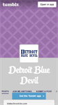 Mobile Screenshot of detroitbluedevil.tumblr.com