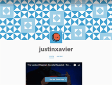 Tablet Screenshot of justinxavier.tumblr.com