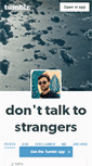 Mobile Screenshot of dont-talk-to-strangers.tumblr.com