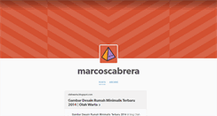 Desktop Screenshot of marcoscabrera.tumblr.com