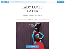 Tablet Screenshot of ladylucielatex.tumblr.com