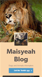 Mobile Screenshot of maisyeah.tumblr.com