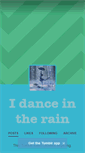 Mobile Screenshot of i-dance-in-the-rain.tumblr.com