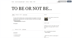 Desktop Screenshot of beandnotbe.tumblr.com