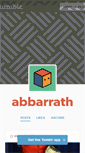 Mobile Screenshot of abbarrath.tumblr.com