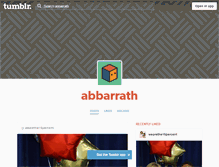 Tablet Screenshot of abbarrath.tumblr.com