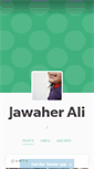 Mobile Screenshot of jawaher.tumblr.com
