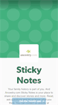 Mobile Screenshot of ancestry-stickynotes.tumblr.com