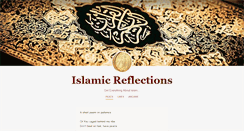 Desktop Screenshot of islamicreflections.tumblr.com