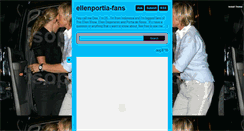 Desktop Screenshot of ellenportia-fans.tumblr.com