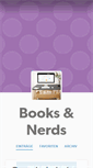 Mobile Screenshot of booksandnerds.tumblr.com