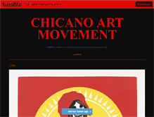 Tablet Screenshot of chicanoartmovement.tumblr.com