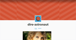 Desktop Screenshot of dire-astronaut.tumblr.com