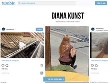 Tablet Screenshot of dianakunst.tumblr.com