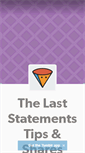 Mobile Screenshot of laststatements.tumblr.com