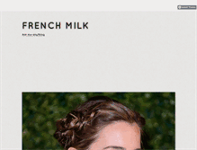 Tablet Screenshot of frenchmilk.tumblr.com