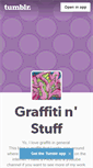 Mobile Screenshot of graffitixnxstuff.tumblr.com