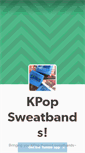 Mobile Screenshot of kpopsweatbands.tumblr.com