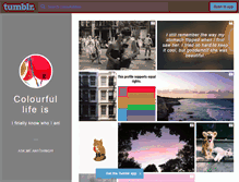 Tablet Screenshot of colourfullifeis.tumblr.com