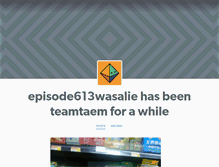 Tablet Screenshot of episode613wasalie.tumblr.com