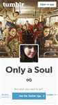 Mobile Screenshot of only-a-soul.tumblr.com