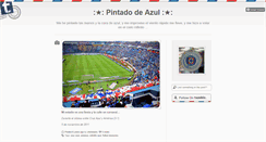 Desktop Screenshot of pintadodeazul.tumblr.com
