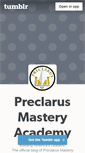 Mobile Screenshot of preclarus.tumblr.com