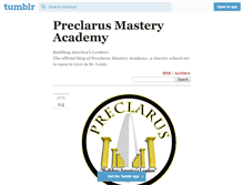 Tablet Screenshot of preclarus.tumblr.com